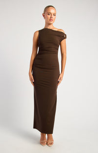 Rowan Maxi Dress - Espresso