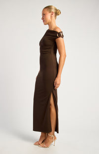 Rowan Maxi Dress - Espresso