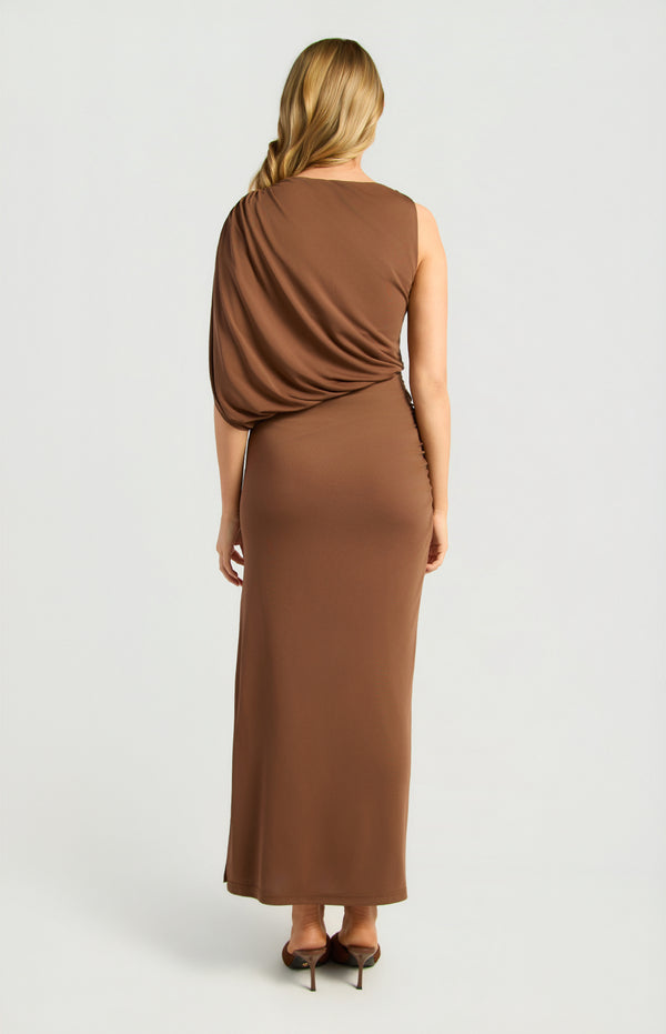 Cadwin Midi Dress - Chocolate