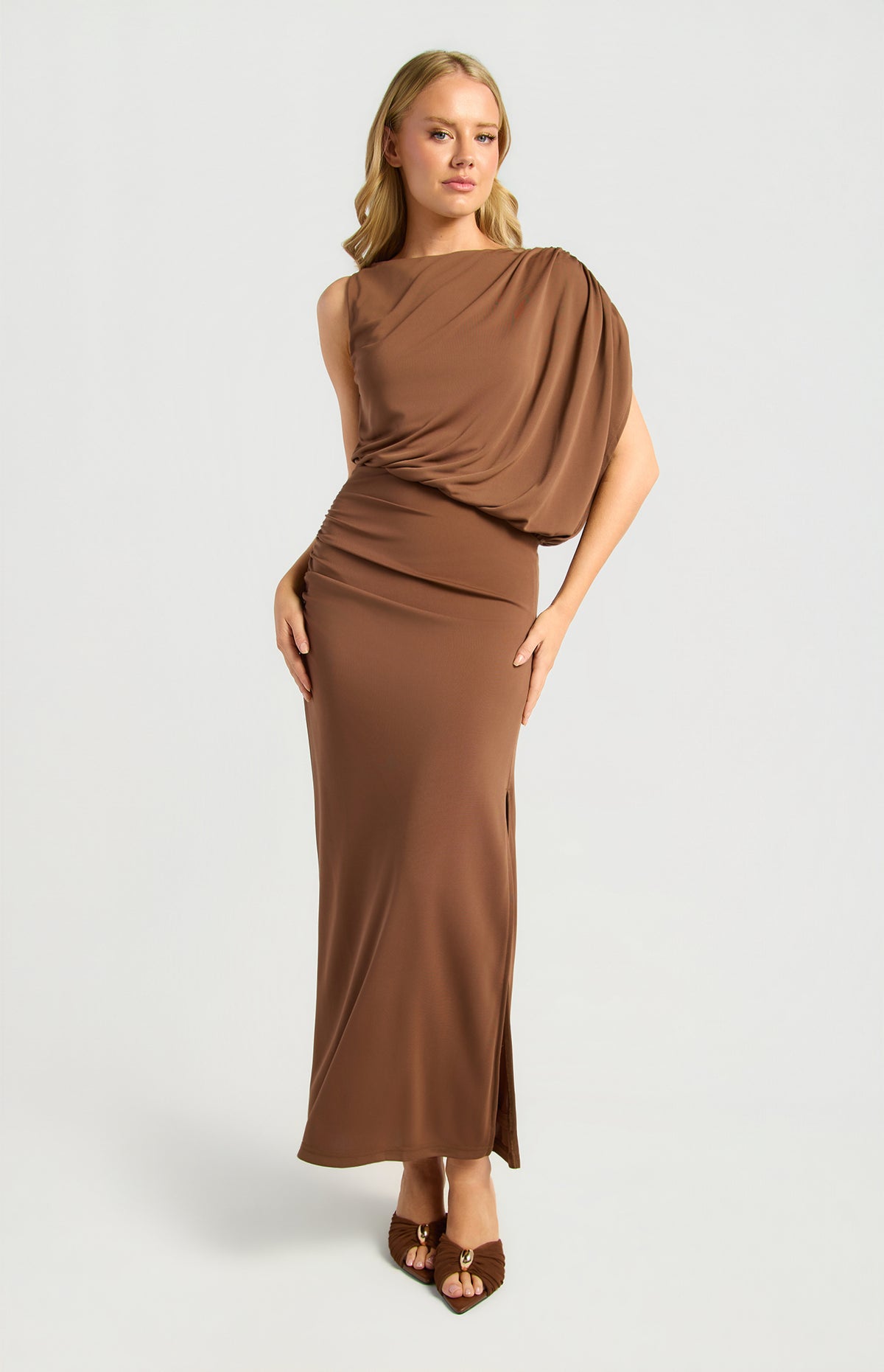Cadwin Midi Dress - Chocolate