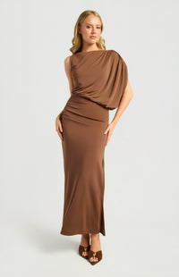 Cadwin Midi Dress - Chocolate