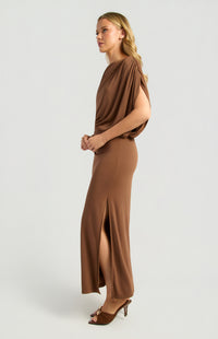 Cadwin Midi Dress - Chocolate