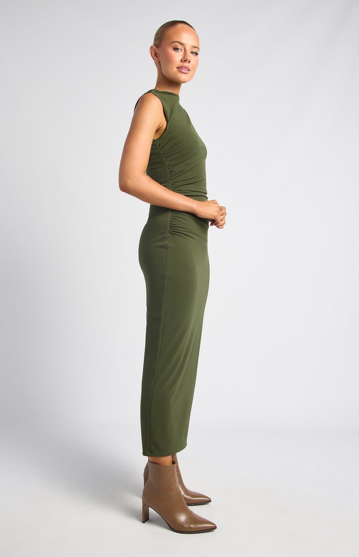 Winny Maxi Dress - Moss