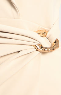 Jye Sleeveless Mini Dress - Bone