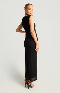Darlington Sleeveless Maxi Dress - Black