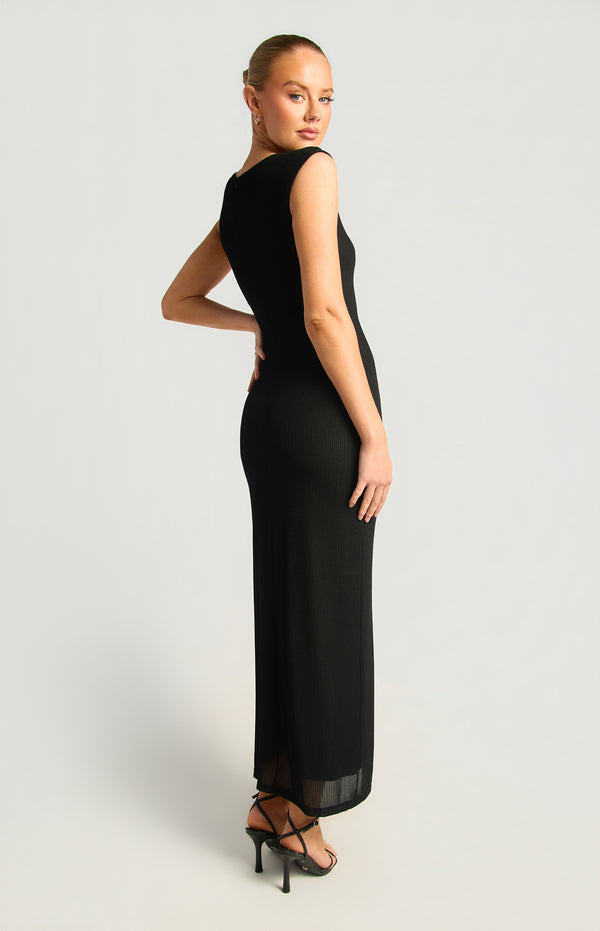 Darlington Sleeveless Maxi Dress - Black
