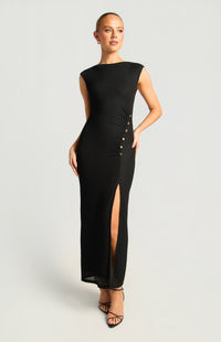 Darlington Sleeveless Maxi Dress - Black