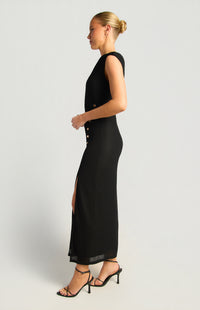 Darlington Sleeveless Maxi Dress - Black