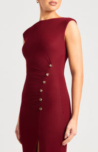 Darlington Sleeveless Maxi Dress - Wine