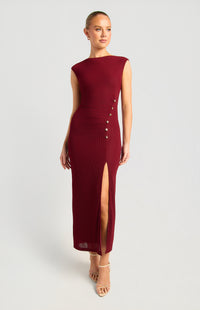 Darlington Sleeveless Maxi Dress - Wine