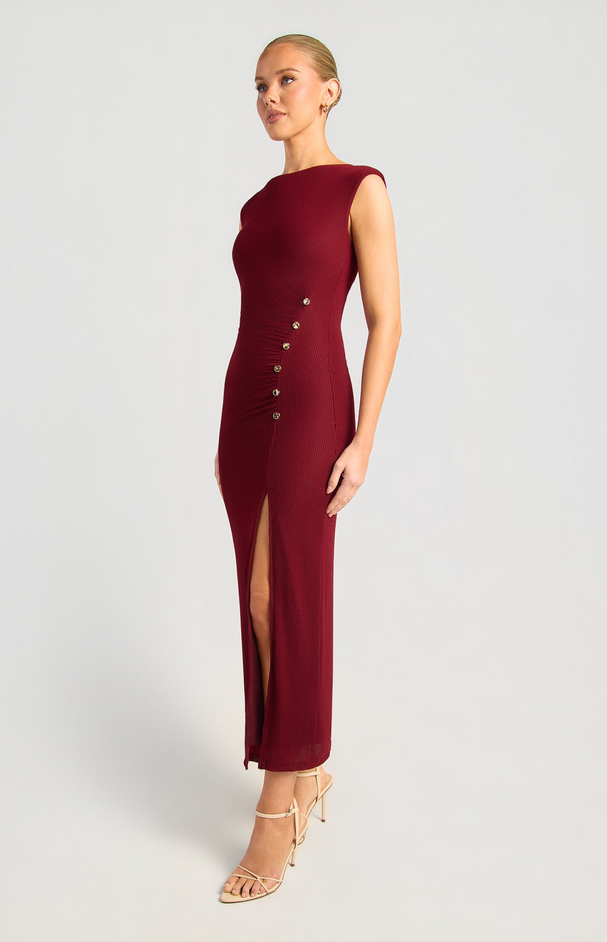 Darlington Sleeveless Maxi Dress - Wine