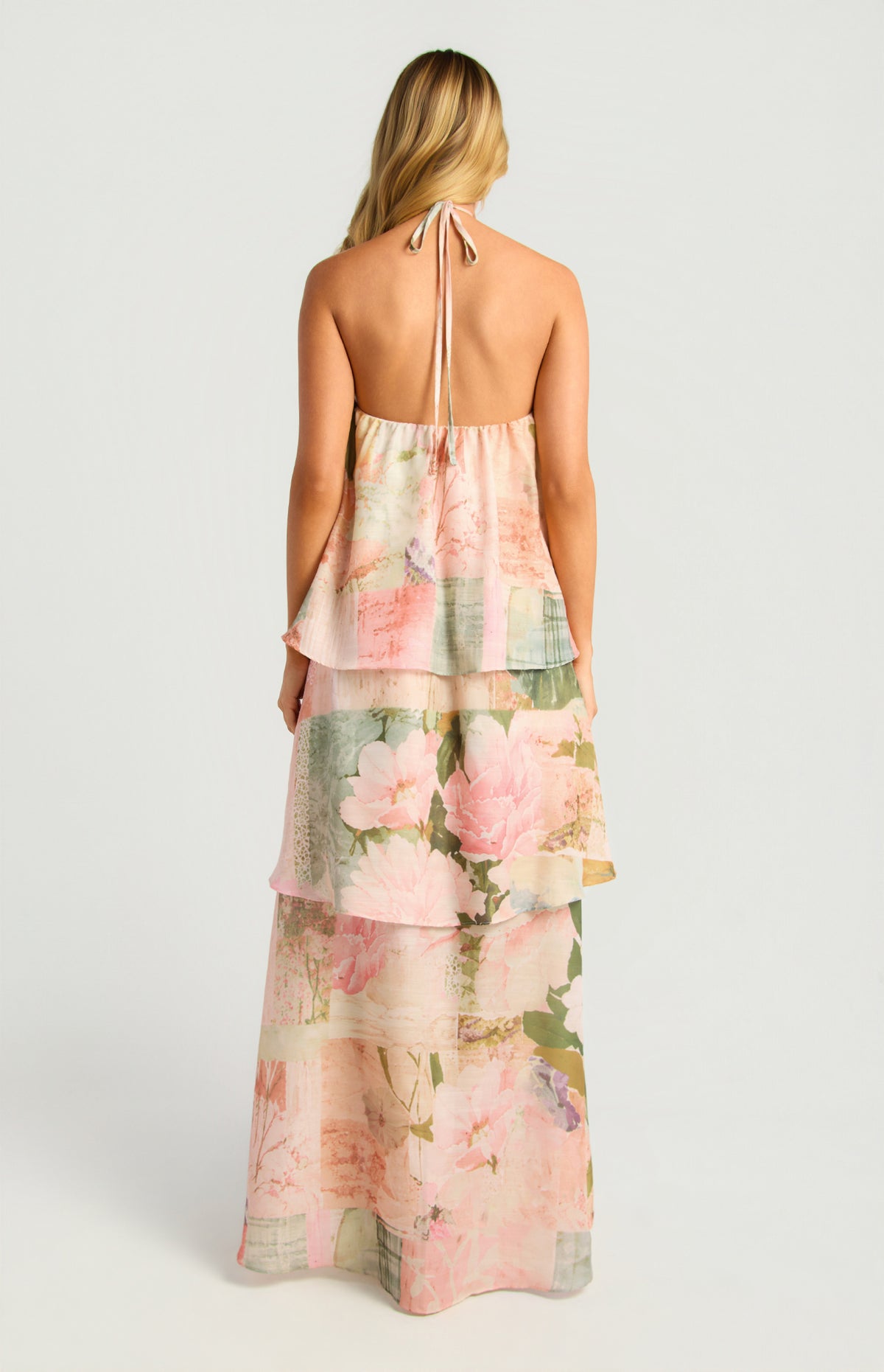 Emiko Maxi Dress - Pink Sage