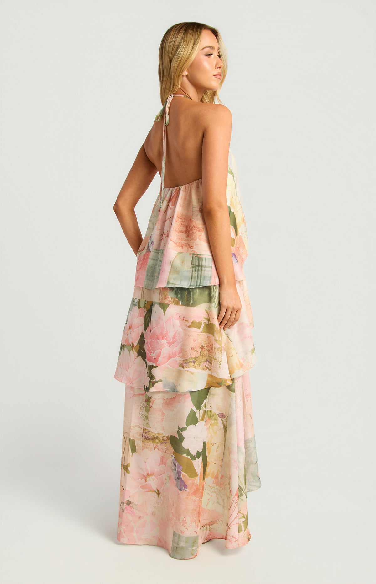 Emiko Maxi Dress - Pink Sage