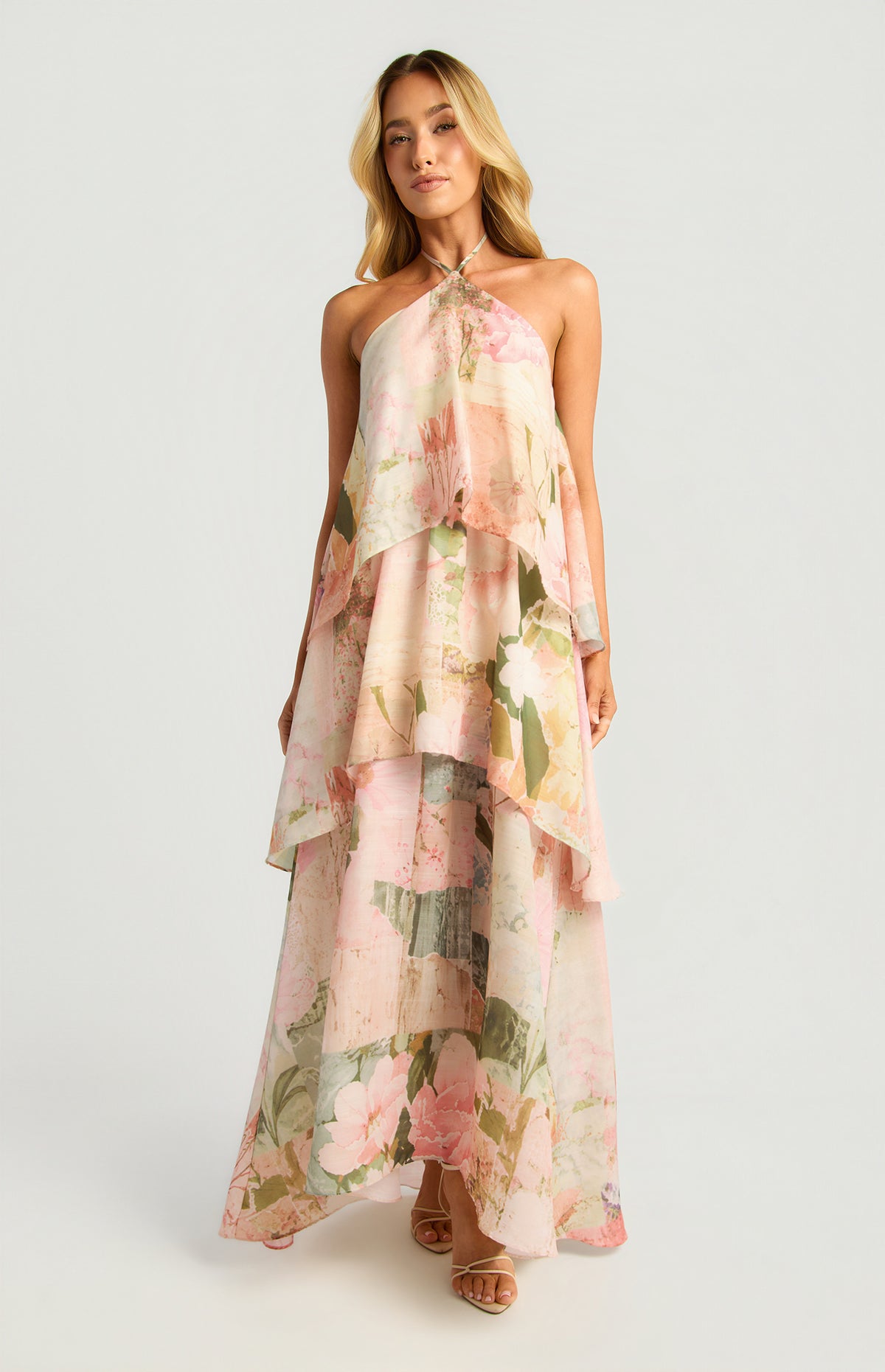 Emiko Maxi Dress - Pink Sage