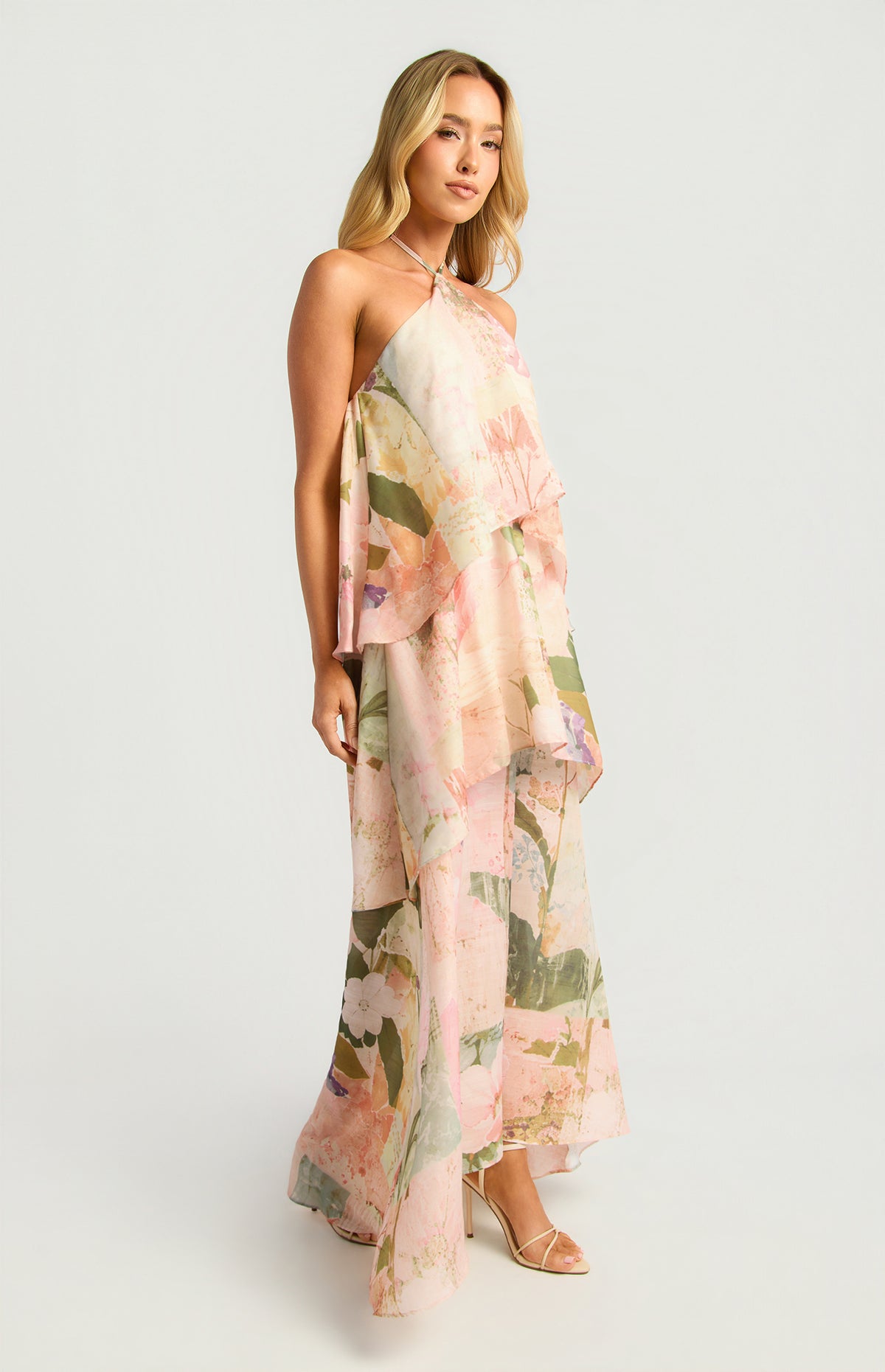 Emiko Maxi Dress - Pink Sage