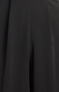 Alira Cap Sleeves Jumpsuit - Black