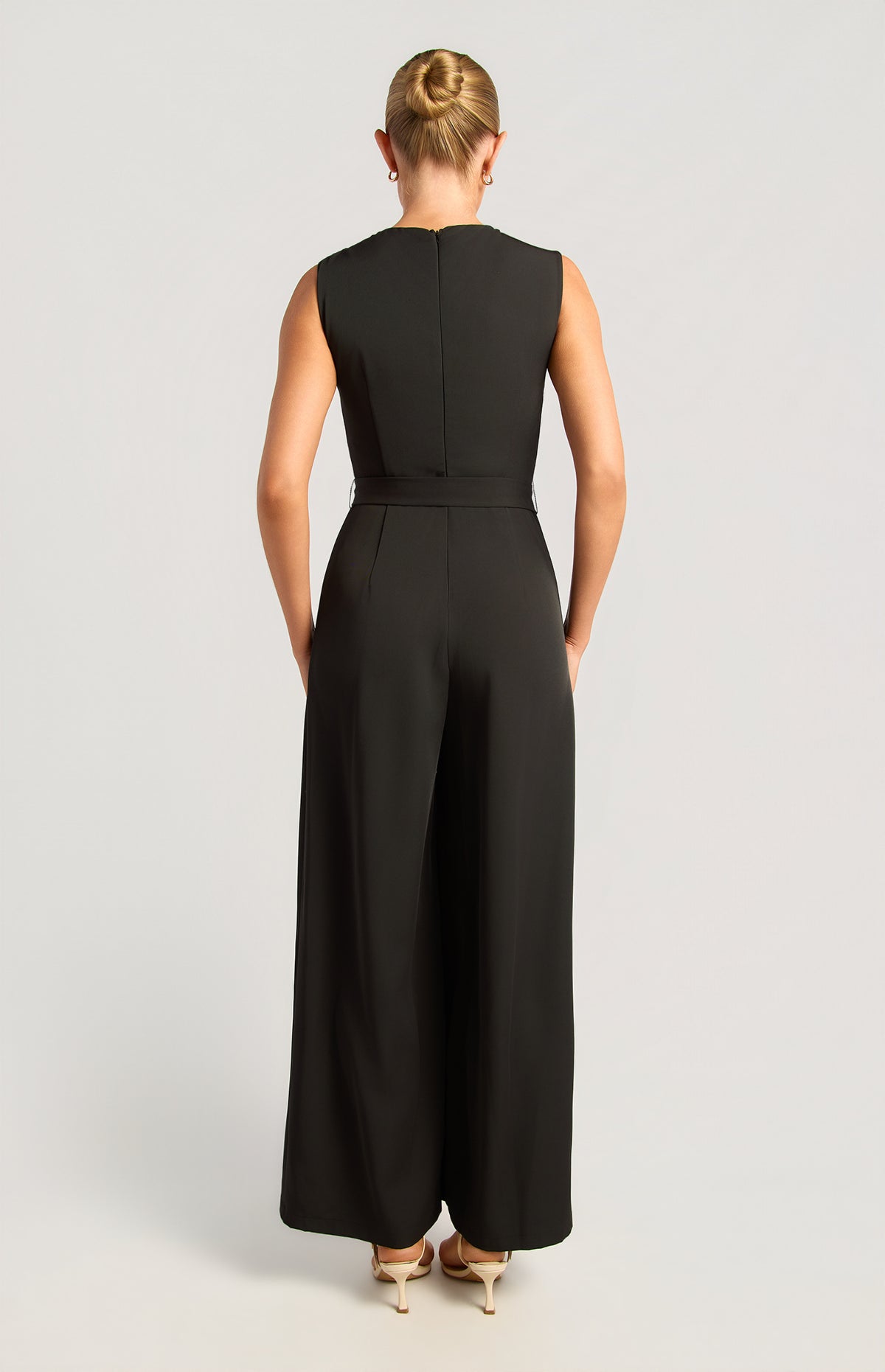 Jessima Sleevless Jumpsuit - Black
