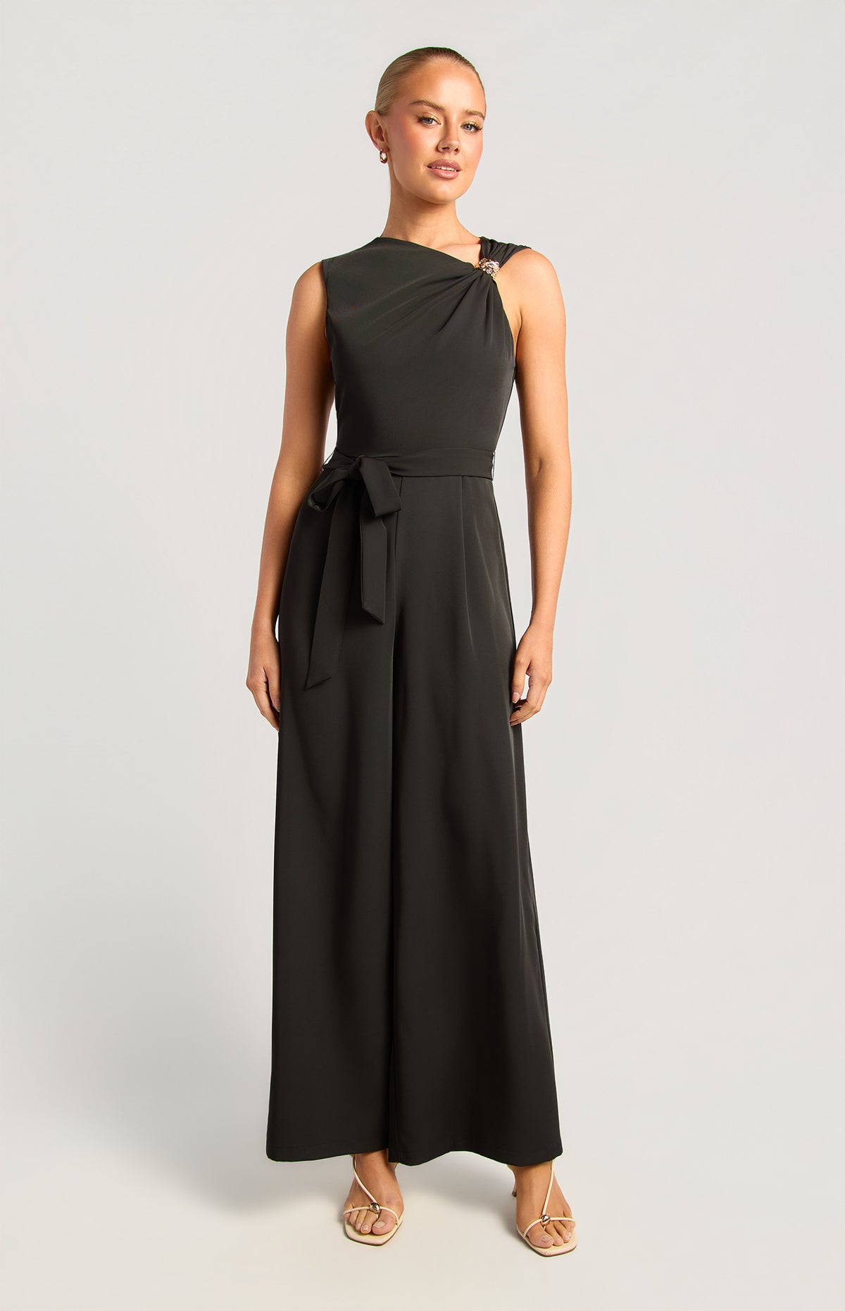 Jessima Sleevless Jumpsuit - Black
