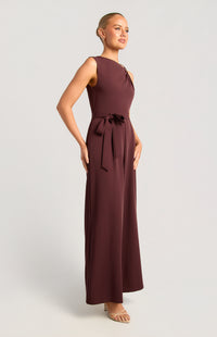 Jessima Sleeveless Jumpsuit - Cherry