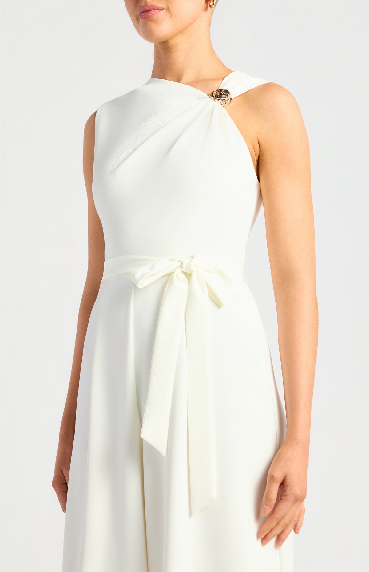 Jessima Sleeveless Jumpsuit - White