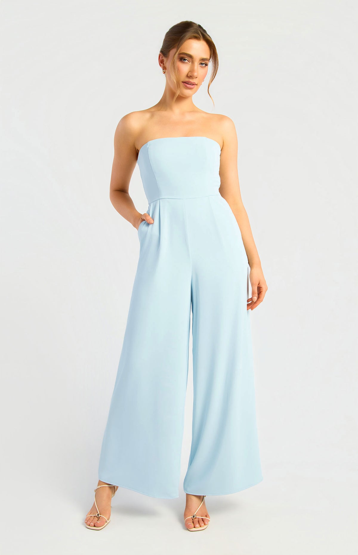 Bridgid Jumpsuit - Pale Blue