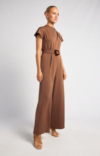 Sybella Jumpsuit - Chocolate