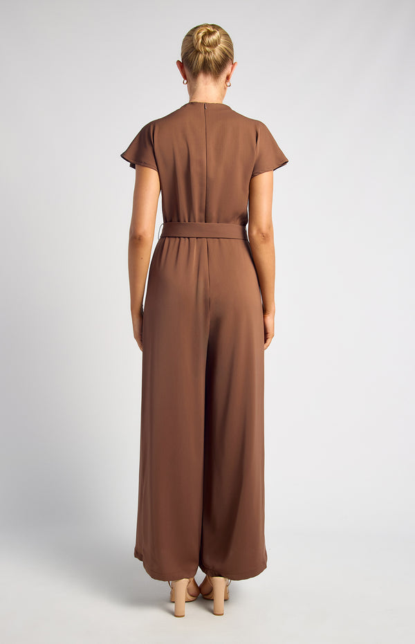 Sybella Jumpsuit - Chocolate