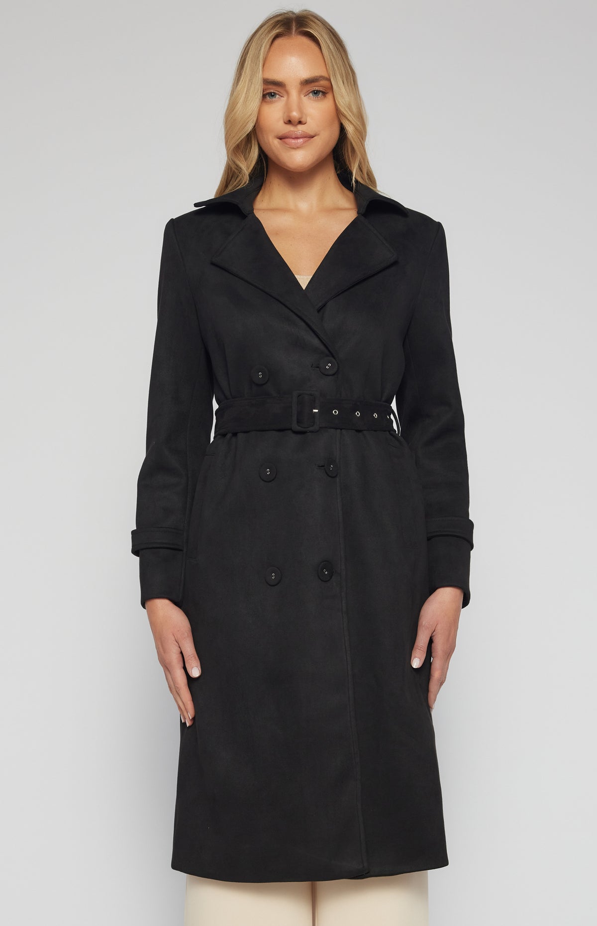 Kyla Trench Coat - Black