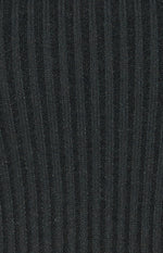 Steffi Turtle Neck Knit Top - Black