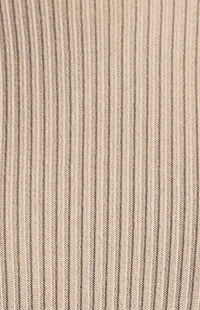 Steffi Turtle Neck Knit Top - Mushroom