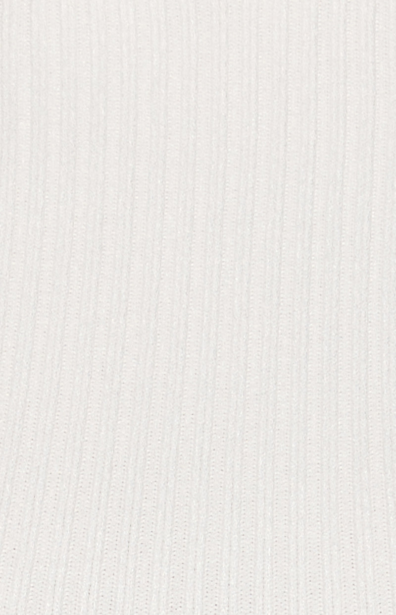 Steffi Turtle Neck Knit Top - White