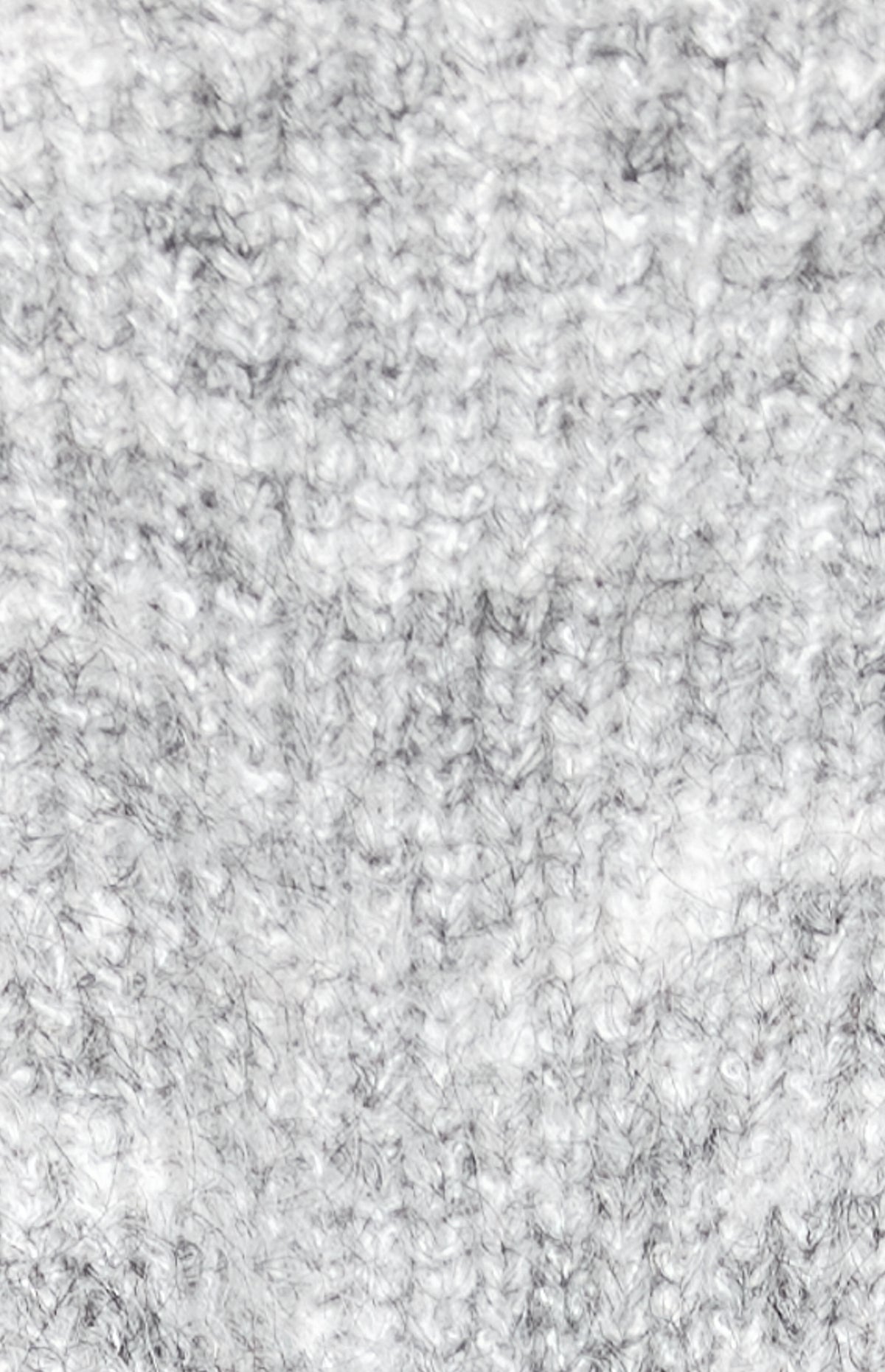 Calvi Long Sleeve Knit Top - Grey Marl