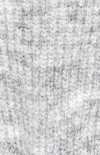 Calvi Long Sleeve Knit Top - Grey Marl