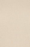 Melrose Short Sleeve, Ribbed Knit Top - Sand