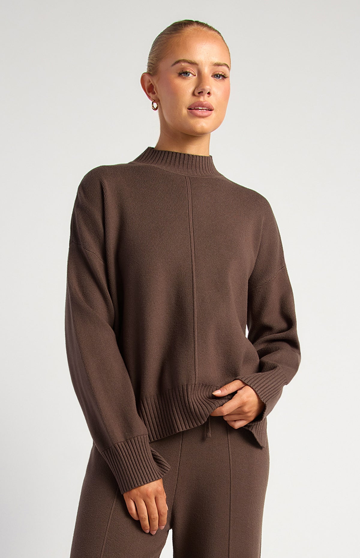 Helena Knit Jumper - Espresso