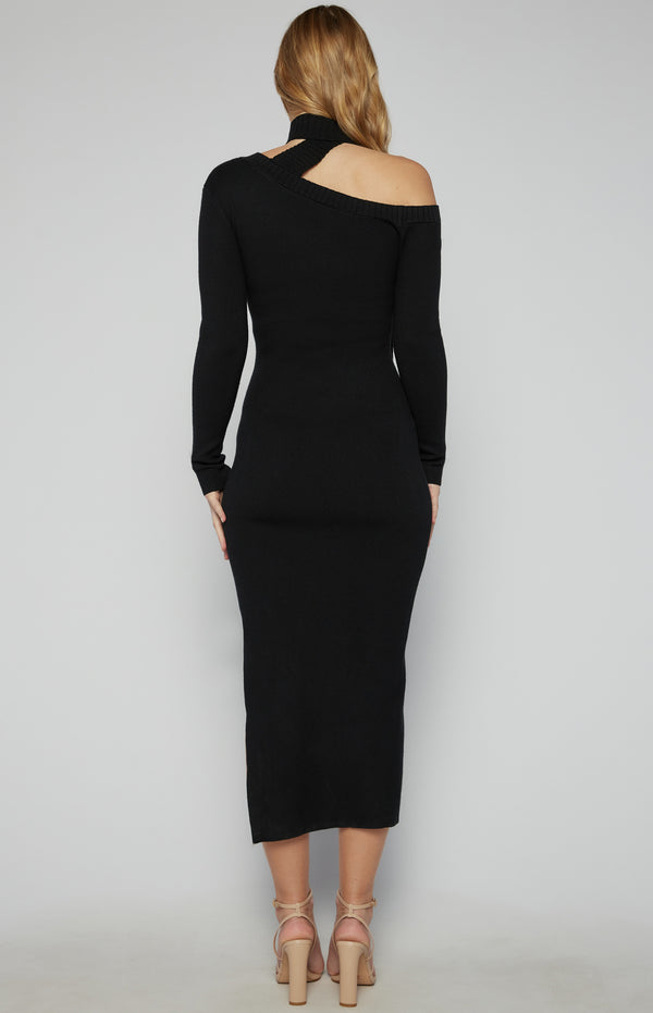 Elliana Knit Dress - Black