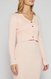 Josey Dress/Cardigan Knit Set - Soft Pink