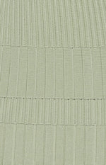 Ricki Knit Crop Top & Long Skirt Set - Sage