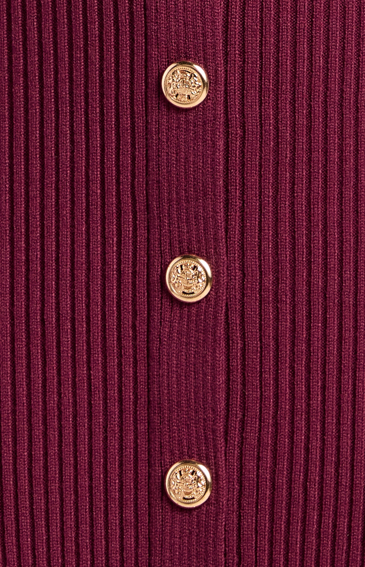 Carson Knit Midi Dress - Merlot