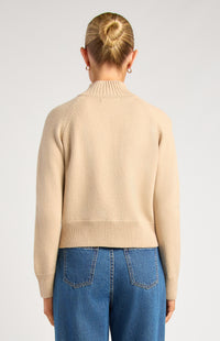 Maxwell Knit Jumper - Almond