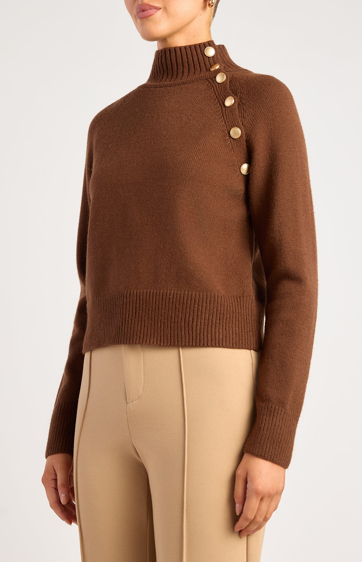 Maxwell Knit Jumper - Chocolate