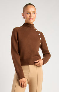 Maxwell Knit Jumper - Chocolate