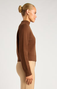 Maxwell Knit Jumper - Chocolate