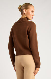 Maxwell Knit Jumper - Chocolate