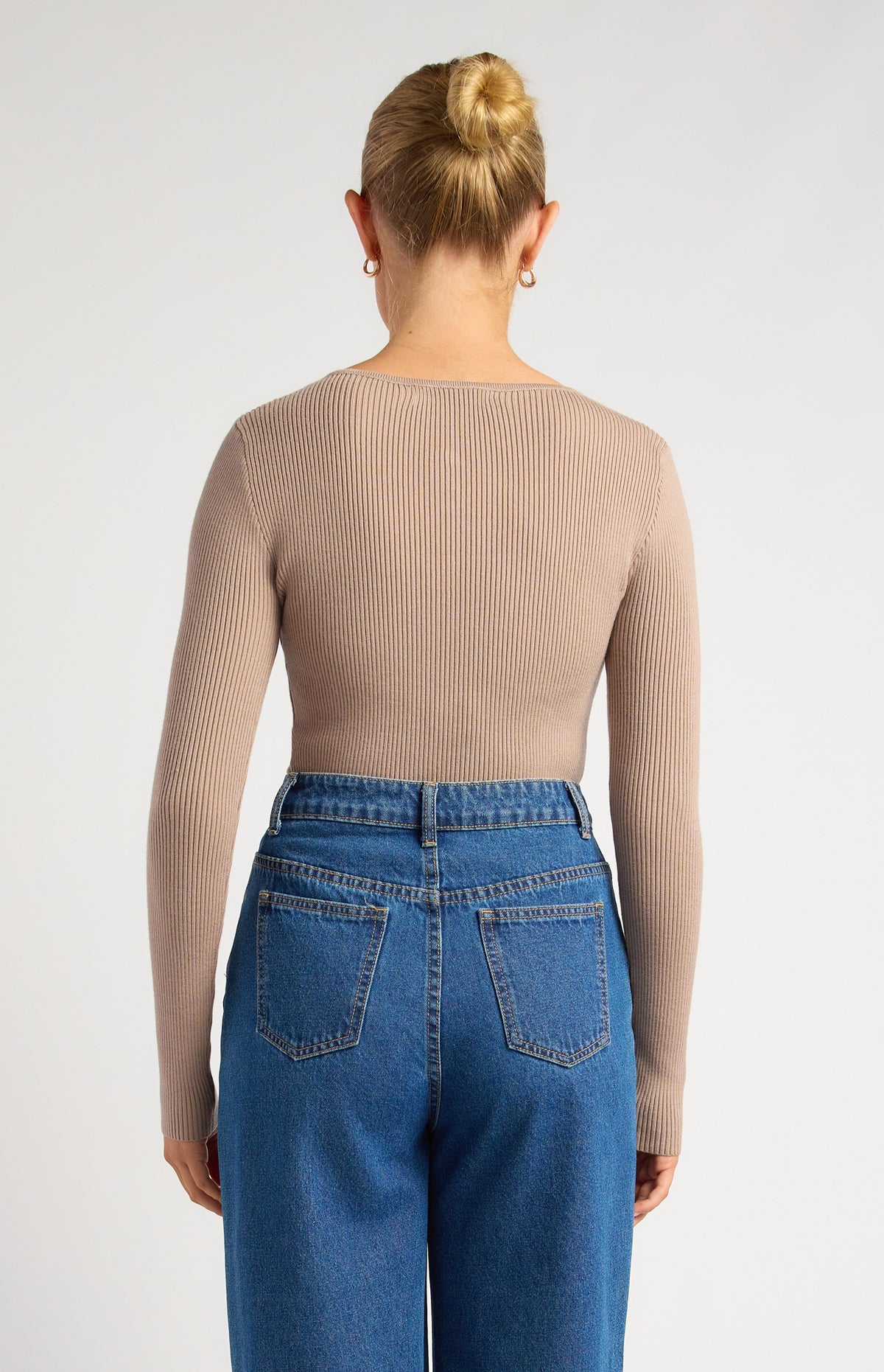 Mathilde Knit Top - Mushroom