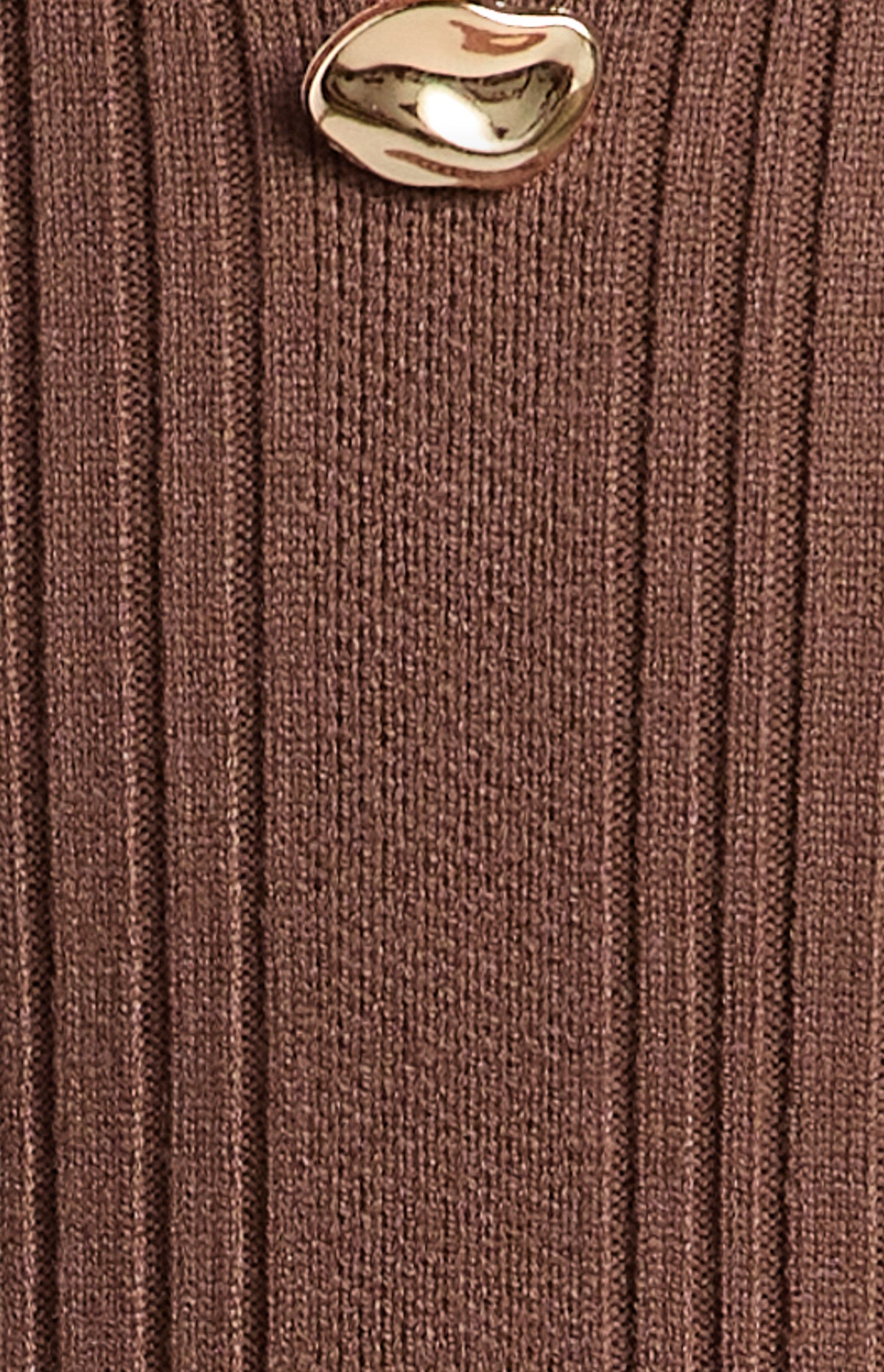 Domenica Knit Midi Dress - Chocolate