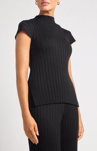 Jenkins Top & Pants Knit Set - Black