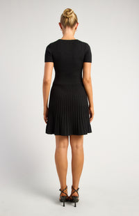 Carmello Knit Mini Dress - Black