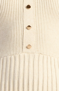 Carmello Knit Mini Dress - Bone