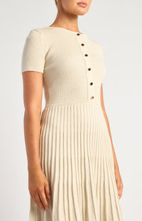 Carmello Knit Mini Dress - Bone